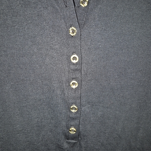 Lilly Pulitzer Reema Polo Top Sz.XL Black - Picture 5 of 9